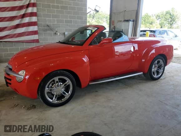 2005 Chevrolet SSR LS с VIN 1GCES14H15B119225, выставлен на аукционе Copart как лот 73119094 с пробегом 35 038 миль миль и Списание • Salvage title. История ставок и продаж доступна на DreamBid. Изображение 1.