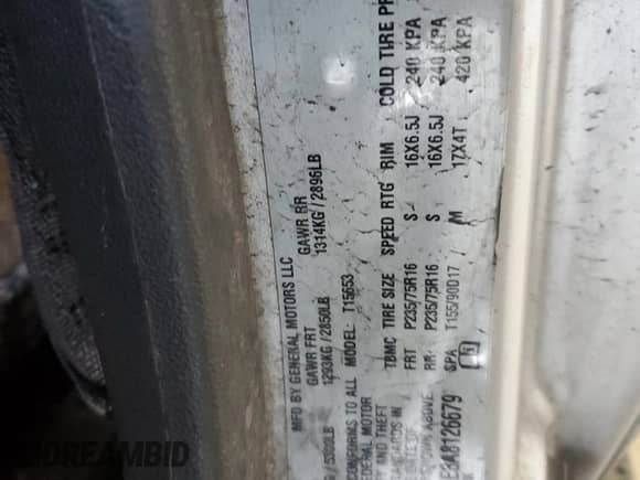 2010 Chevrolet Colorado 1LT with VIN 1GCKTCDE8A8126679, listed as a Copart auction lot 54188155 with 117,133 mi miles and Clean title. Bid and sale history available at DreamBid. Image 12.