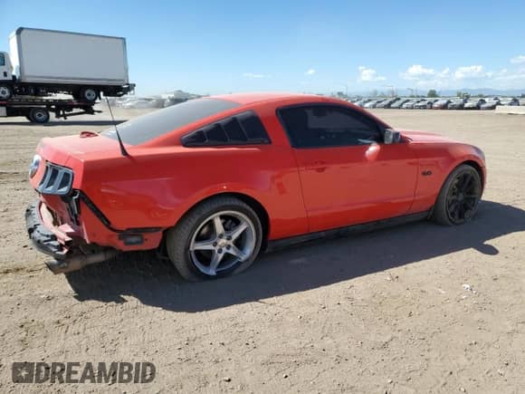 2012 Ford Mustang GT Premium with VIN 1ZVBP8CF5C5246369, listed as a Copart auction lot 72057665 with 103,635 mi miles and Salvage title. Bid and sale history available at DreamBid. Image 3.