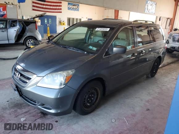 2007 Honda Odyssey EX-L с VIN 5FNRL38787B143999, выставлен на аукционе Copart как лот 81405655 с пробегом 191 244 миль миль и Чистый • Clean title. История ставок и продаж доступна на DreamBid. Изображение 1.