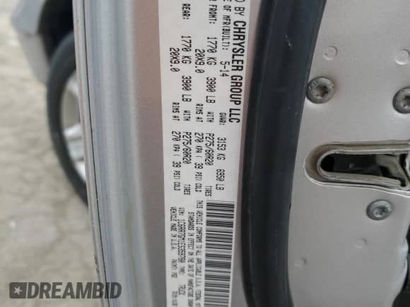 2014 Ram 1500 Big Horn with VIN 1C6RR7GM1ES359780, listed as a Copart auction lot 78443744 with 160,154 mi miles and Salvage title. Bid and sale history available at DreamBid. Image 12.