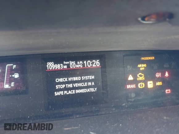 2014 Toyota Prius Two with VIN JTDKDTB31E1572282, listed as a IAAI auction lot 43371876 with 109,983 mi miles and . Bid and sale history available at DreamBid. Image 7.