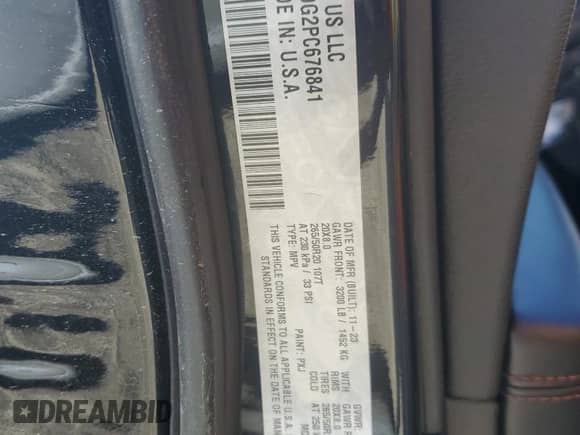 2023 Dodge Durango GT Premium с VIN 1C4RDJDG2PC676841, выставлен на аукционе Copart как лот 90253185 с пробегом 36 513 миль миль и Чистый • Clean title. История ставок и продаж доступна на DreamBid. Изображение 14.