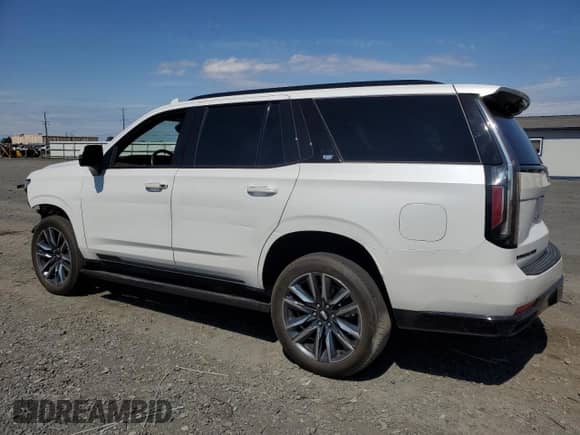 2021 Cadillac Escalade Sport with VIN 1GYS4FKL3MR399070, listed as a Copart auction lot 69247615 with 45,454 mi miles and Salvage title. Bid and sale history available at DreamBid. Image 2.