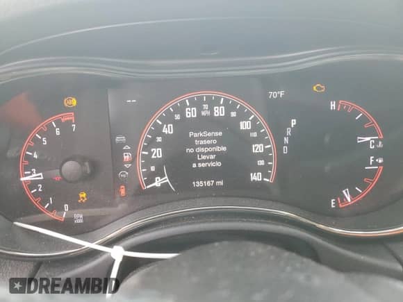 2018 Dodge Durango GT with VIN 1C4RDJDG7JC312339, listed as a Copart auction lot 61727575 with 135,167 mi miles and Salvage title. Bid and sale history available at DreamBid. Image 9.