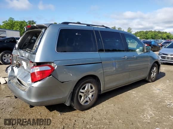 2007 Honda Odyssey EX-L с VIN 5FNRL38767B045408, выставлен на аукционе Copart как лот 57781295 с пробегом 335 939 миль миль и Списание • Salvage title. История ставок и продаж доступна на DreamBid. Изображение 3.
