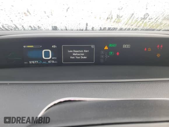 2019 Toyota Prius Plus with VIN JTDKARFP2K3119426, listed as a Copart auction lot 48435405 with 97,677 mi miles and Salvage title. Bid and sale history available at DreamBid. Image 9.