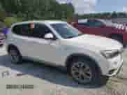 2017 BMW X3 sDrive28i with VIN 5UXWZ7C52H0U47634, listed as a Copart auction lot 82017895 with Not provided miles and Clean title. Bid and sale history available at DreamBid. Image 4.