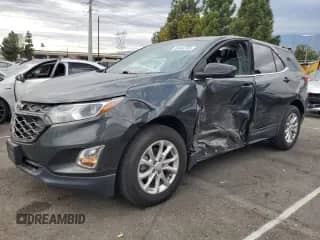 2020 Chevrolet Equinox LT with VIN 3GNAXKEV7LS528784, listed as a Copart auction lot 85546765 with 80,357 mi miles and Salvage title. Bid and sale history available at DreamBid. Image 1.