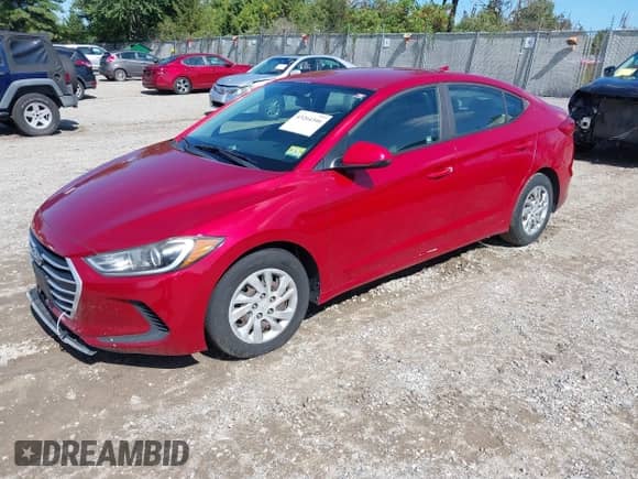 2017 Hyundai Elantra SE with VIN KMHD74LF4HU073635, listed as a IAAI auction lot 43264346 with 189,730 mi miles and . Bid and sale history available at DreamBid. Image 2.