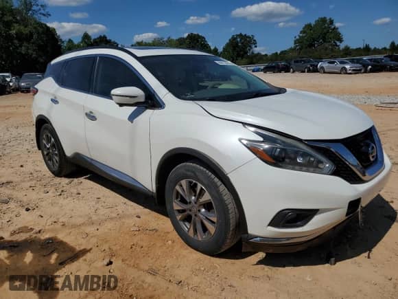 2018 Nissan Murano SL z VIN 5N1AZ2MG3JN202277, wystawiony jako Copart lot #80613305 z przebiegiem 172 295 mil mil oraz Szkoda całkowita • Salvage title. Historia ofert i sprzedaży dostępna na DreamBid. Obrazek 4.
