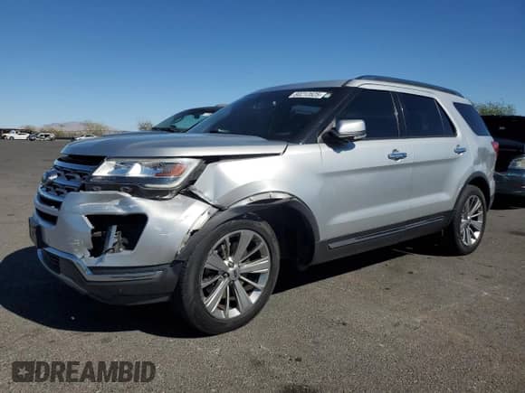 2018 Ford Explorer Limited z VIN 1FM5K7F86JGA69768, wystawiony jako Copart lot #80212625 z przebiegiem 136 319 mil mil oraz Szkoda całkowita • Salvage title. Historia ofert i sprzedaży dostępna na DreamBid. Obrazek 1.