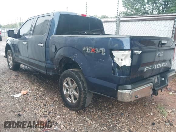 2018 Ford F-150 XL z VIN 1FTEW1EP6JKC94476, wystawiony jako IAAI lot #43022174 z przebiegiem 151 936 mil mil oraz . Historia ofert i sprzedaży dostępna na DreamBid. Obrazek 3.