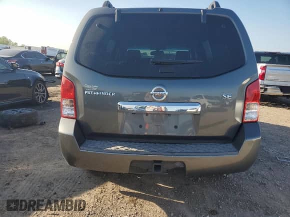 2009 Nissan Pathfinder SE with VIN 5N1AR18U69C617191, listed as a Copart auction lot 50571665 with 116,065 mi miles and Salvage title. Bid and sale history available at DreamBid. Image 6.