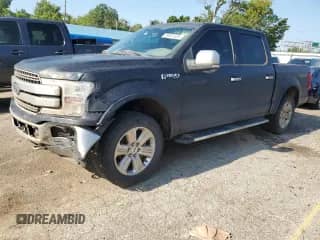 2020 Ford F-150 Lariat с VIN 1FTEW1E48LKE37789, выставлен на аукционе Copart как лот 69037325 с пробегом 119 980 миль миль и Списание • Salvage title. История ставок и продаж доступна на DreamBid. Изображение 1.