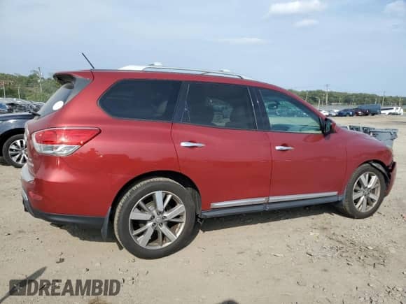 2015 Nissan Pathfinder Platinum с VIN 5N1AR2MM7FC712446, выставлен на аукционе Copart как лот 83851085 с пробегом 135 824 миль миль и Списание • Salvage title. История ставок и продаж доступна на DreamBid. Изображение 3.