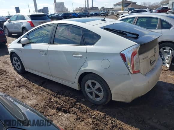 2012 Toyota Prius One with VIN JTDKN3DU8C1581447, listed as a IAAI auction lot 41688587 with 148,697 mi miles and . Bid and sale history available at DreamBid. Image 3.