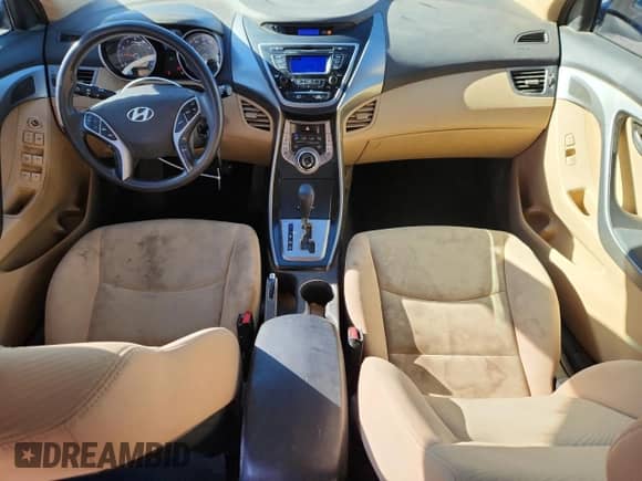 2013 Hyundai Elantra GLS z VIN KMHDH4AE4DU973825, wystawiony jako Copart lot #87290095 z przebiegiem 170 356 mil mil oraz Szkoda całkowita • Salvage title. Historia ofert i sprzedaży dostępna na DreamBid. Obrazek 8.