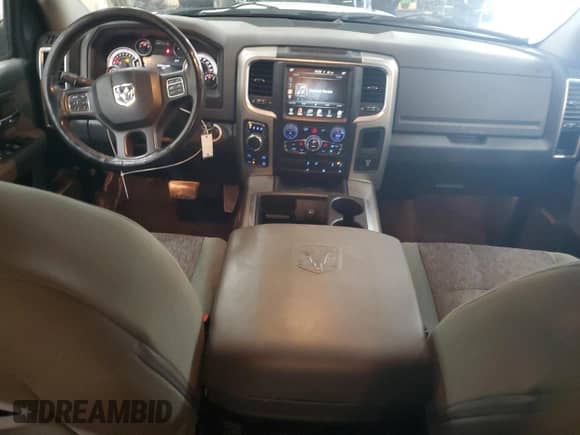 2015 Ram 1500 Big Horn with VIN 1C6RR7TTXFS665701, listed as a Copart auction lot 46326705 with 163,474 mi miles and Salvage title. Bid and sale history available at DreamBid. Image 8.