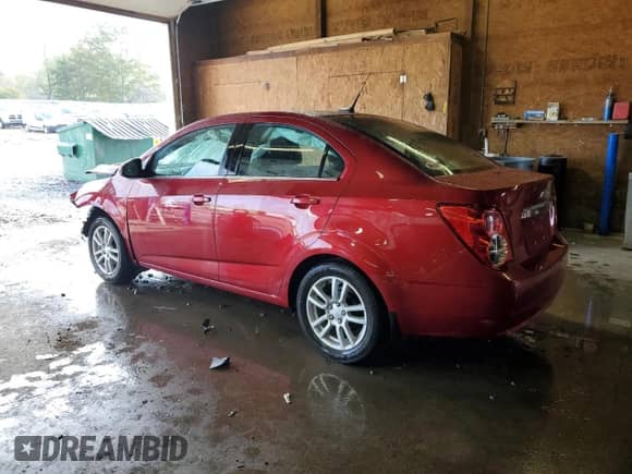 2013 Chevrolet Sonic LT с VIN 1G1JC5SG9D4114069, выставлен на аукционе Copart как лот 83811615 с пробегом 48 578 миль миль и Списание • Salvage title. История ставок и продаж доступна на DreamBid. Изображение 2.