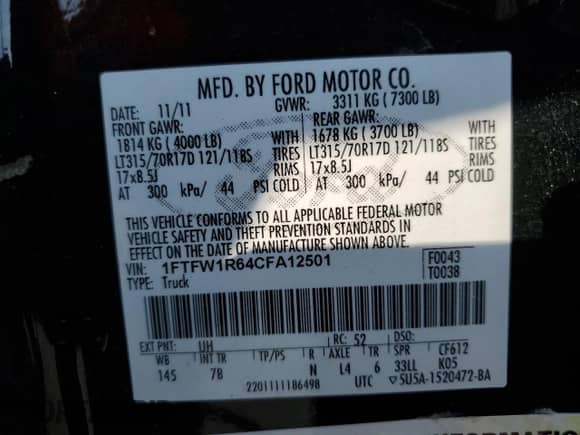 2012 Ford F-150 SVT Raptor with VIN 1FTFW1R64CFA12501, listed as a Copart auction lot 80845925 with 164,282 mi miles and Salvage title. Bid and sale history available at DreamBid. Image 12.