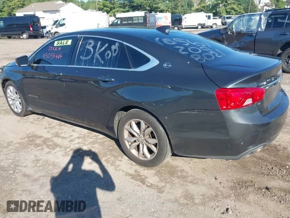 2018 Chevrolet Impala LT with VIN 2G1105S37J9140085, listed as a IAAI auction lot 43059464 with 158,755 mi miles and . Bid and sale history available at DreamBid. Image 3.