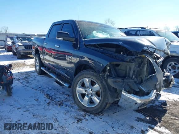 2016 Ram 1500 Big Horn с VIN 1C6RR7LT9GS139187, выставлен на аукционе IAAI как лот 41358428 с пробегом 117 158 миль миль и . История ставок и продаж доступна на DreamBid. Изображение 1.