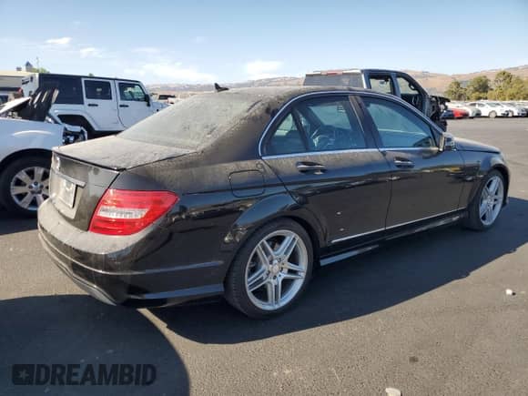 2012 Mercedes-Benz C 250 Sport with VIN WDDGF4HB5CR216782, listed as a Copart auction lot 67094185 with 99,929 mi miles and Salvage title. Bid and sale history available at DreamBid. Image 3.