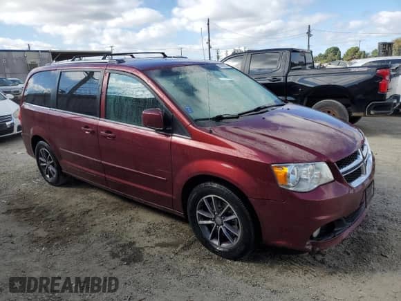 2017 Dodge Grand Caravan SXT with VIN 2C4RDGCG7HR783588, listed as a Copart auction lot 81991905 with 208,618 mi miles and Clean title. Bid and sale history available at DreamBid. Image 4.