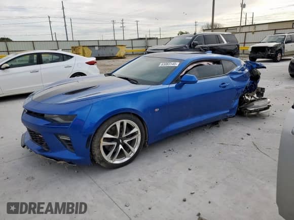 2016 Chevrolet Camaro 1SS с VIN 1G1FF1R73G0179099, выставлен на аукционе Copart как лот 63083145 с пробегом Не указан миль и Списание • Salvage title. История ставок и продаж доступна на DreamBid. Изображение 1.