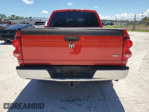 2007 Dodge 1500 SLT with VIN 1D7HA18P67S101927, listed as a Copart auction lot 68798095 with 132,529 mi miles and Non repairable. Bid and sale history available at DreamBid. Image 6.