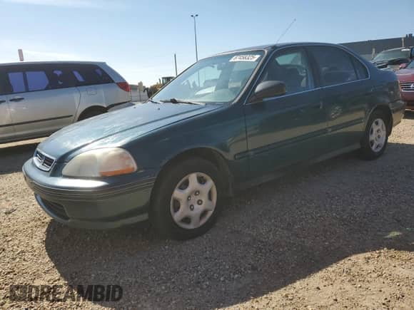 1998 Honda Civic z VIN 2HGEJ6682WH905378, wystawiony jako Copart lot #67458325 z przebiegiem 200 442 mil mil oraz Szkoda całkowita • Salvage title. Historia ofert i sprzedaży dostępna na DreamBid. Obrazek 1.