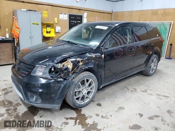 2019 Dodge Journey GT with VIN 3C4PDDEG9KT769876, listed as a Copart auction lot 61554355 with 106,773 mi miles and Clean title. Bid and sale history available at DreamBid. Image 1.