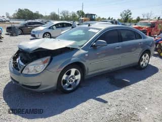 2009 Saturn Aura XE with VIN 1G8ZS57B49F222261, listed as a Copart auction lot 53421445 with 105,615 mi miles and Salvage title. Bid and sale history available at DreamBid. Image 1.