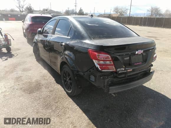 2018 Chevrolet Sonic LT with VIN 1G1JD5SB6J4103012, listed as a IAAI auction lot 41644813 with 56,255 mi miles and . Bid and sale history available at DreamBid. Image 3.