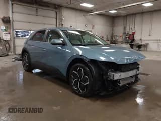 2023 Hyundai Ioniq 5 SEL with VIN KM8KNDAF0PU139452, listed as a IAAI auction lot 43237991 with 31,153 mi miles and . Bid and sale history available at DreamBid. Image 1.