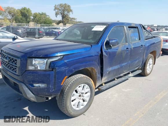 2022 Nissan Frontier S with VIN 1N6ED1EJ9NN619902, listed as a IAAI auction lot 43323669 with 68,484 mi miles and . Bid and sale history available at DreamBid. Image 2.