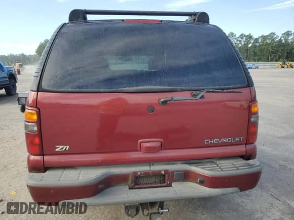 2003 Chevrolet Tahoe Z71 with VIN 1GNEK13Z13R201526, listed as a Copart auction lot 80503925 with Not provided miles and Salvage title. Bid and sale history available at DreamBid. Image 6.