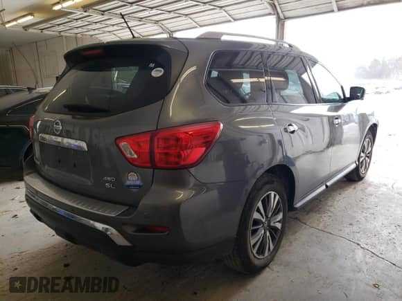 2017 Nissan Pathfinder SL z VIN 5N1DR2MM1HC647223, wystawiony jako Copart lot #46455193 z przebiegiem 78 068 mil mil oraz . Historia ofert i sprzedaży dostępna na DreamBid. Obrazek 3.