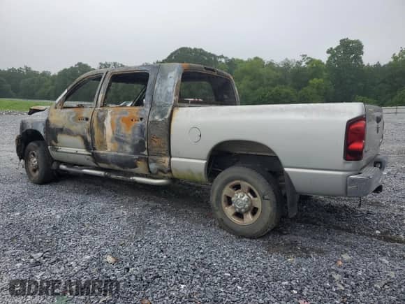 2007 Dodge 2500 Laramie with VIN 3D7KS29A77G808819, listed as a Copart auction lot 61750565 with Not provided miles and Non repairable. Bid and sale history available at DreamBid. Image 2.