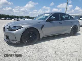 2024 BMW M3 Competition xDrive с VIN WBS43AY03RFS50368, выставлен на аукционе Copart как лот 65724415 с пробегом 9 706 миль миль и Списание • Salvage title. История ставок и продаж доступна на DreamBid. Изображение 1.