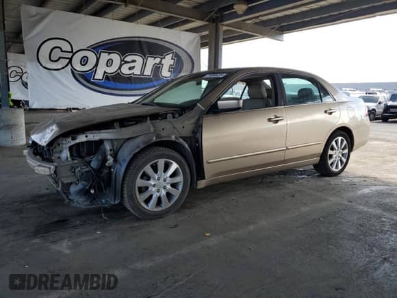 2006 Honda Accord EX-L z VIN 1HGCM66826A029814, wystawiony jako Copart lot #71880625 z przebiegiem 153 730 mil mil oraz Szkoda całkowita • Salvage title. Historia ofert i sprzedaży dostępna na DreamBid. Obrazek 1.