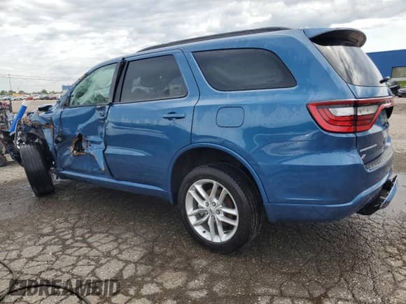 2025 Dodge Durango GT Plus with VIN 1C4RDJDG2SC517763, listed as a Copart auction lot 61590105 with 9,572 mi miles and Non repairable. Bid and sale history available at DreamBid. Image 2.