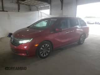 2023 Honda Odyssey EX-L с VIN 5FNRL6H65PB063178, выставлен на аукционе Copart как лот 70893335 с пробегом 24 425 миль миль и Списание • Salvage title. История ставок и продаж доступна на DreamBid. Изображение 1.