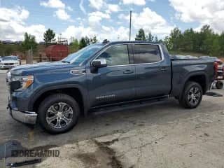 2020 GMC Sierra 1500 SLE with VIN 1GTU8BED8LZ120274, listed as a Copart auction lot 61055255 with 67,928 mi miles and Salvage title. Bid and sale history available at DreamBid. Image 1.