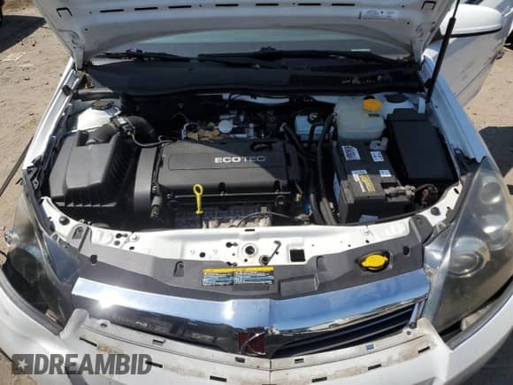 2008 Saturn Astra XR with VIN W08AT271X85111023, listed as a Copart auction lot 68873494 with 90,399 mi miles and Salvage title. Bid and sale history available at DreamBid. Image 11.
