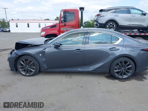 2023 Lexus IS 350 F Sport with VIN JTHGZ1E2XP5031918, listed as a IAAI auction lot 42938149 with 36,285 mi miles and . Bid and sale history available at DreamBid. Image 14.