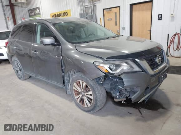 2017 Nissan Pathfinder SL with VIN 5N1DR2MM4HC642324, listed as a IAAI auction lot 43142687 with 80,983 mi miles and . Bid and sale history available at DreamBid. Image 1.