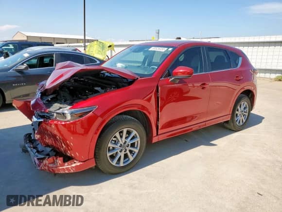 2024 Mazda CX-5 S Carbon Edition z VIN JM3KFBCL4R0423435, wystawiony jako Copart lot #68526055 z przebiegiem 17 477 mil mil oraz Szkoda całkowita • Salvage title. Historia ofert i sprzedaży dostępna na DreamBid. Obrazek 1.