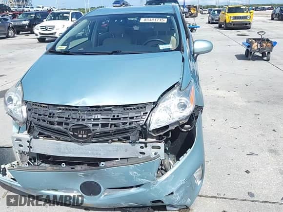 2013 Toyota Prius One with VIN JTDKN3DU7D1707508, listed as a Copart auction lot 85481715 with Not provided miles and Salvage title. Bid and sale history available at DreamBid. Image 13.